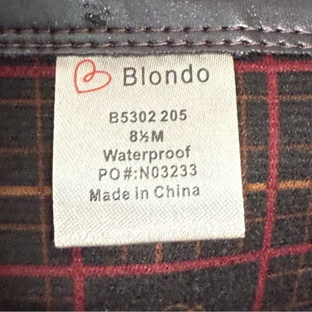 NEW Blondo Velma Brown Suede 50/50 Boots 8.5